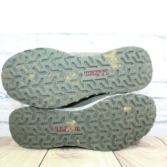LL Bean Snow Sneaker 5 Gray Suede Waterproof Insulated Winter Boots Size 10.5 M - Picture 9 of 9